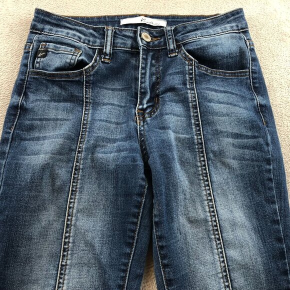 KanCan Women's Jeans Size 3/25 26x25 Measured Mid Rise Skinny Blue Denim - Picture 11 of 16